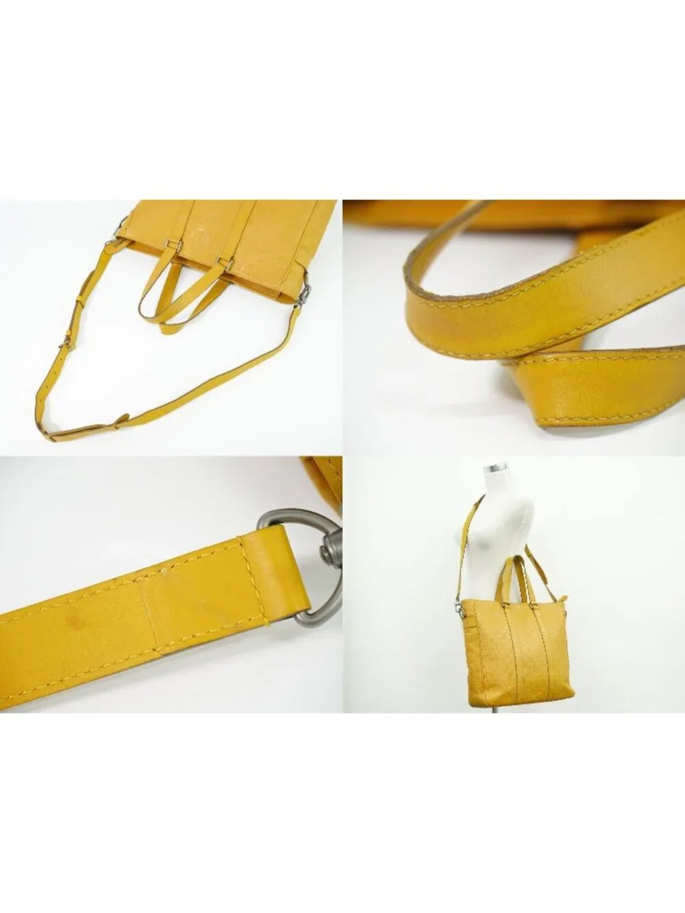 Louis Vuitton LV Neo Tadao Damier Infini 2-Way Business Bag Solar Yellow